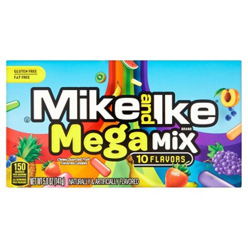 Mike & Like Mega Mix 10 Flavors Candies , 5 oz