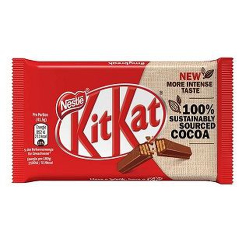 Kitkat Milk Chocolate With Crispy Waffer 4 Finger (Pack Of 6),41.5 gmx6