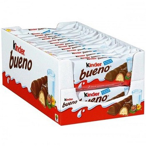 Kinder Bueno Chocolate Imported (30 Pcs Box), 43 gm x30