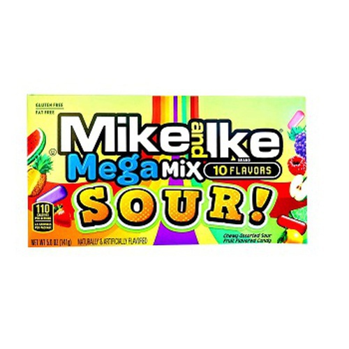 Mike & Like Mega Mix Sour 10 Flavors Candies ,  5 oz