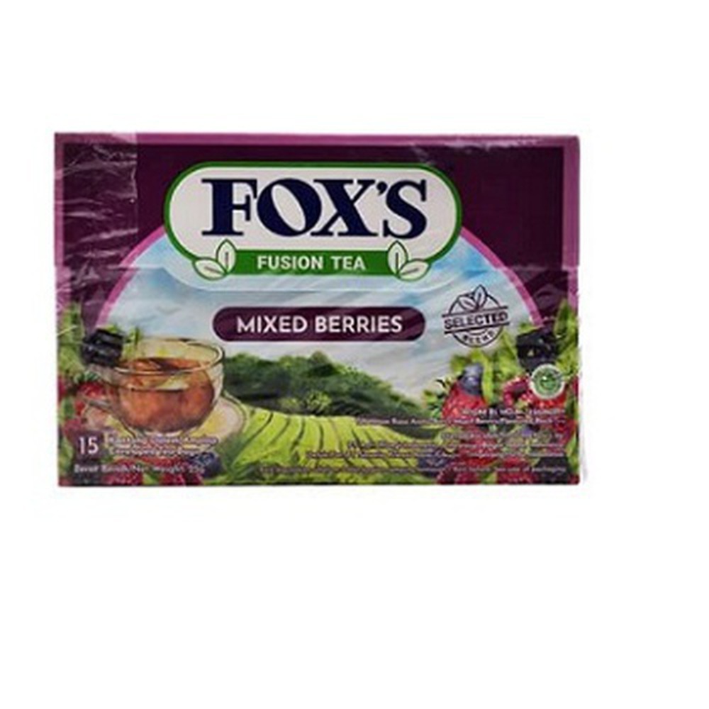 Foxs Fusion Tea Mixed Berries, 15 tea bags
