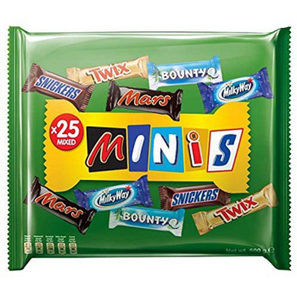Best of Minis Chocolate Bag (25 Minis Chocolates), 500 gm
