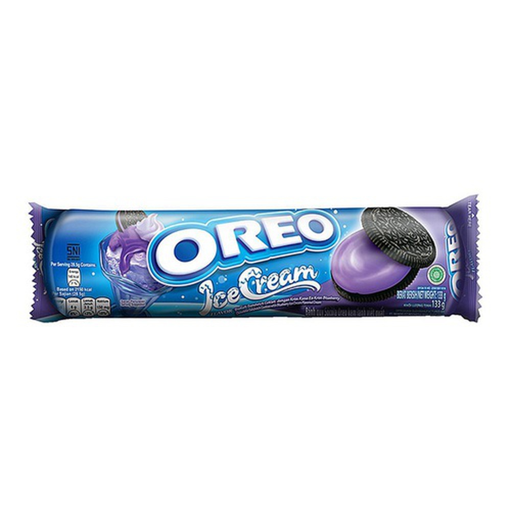 Oreo Roll Blueberry Icecream, 137 gm