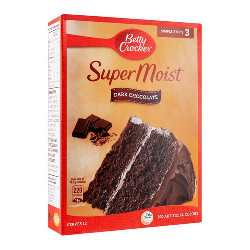 Betty Crocker Super Moist Dark Chocolate, 500 gm