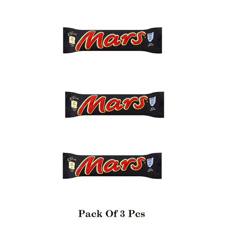 Mars Chocolate Bar (Pack Of 3 Pcs), 51gmx 3 pcs
