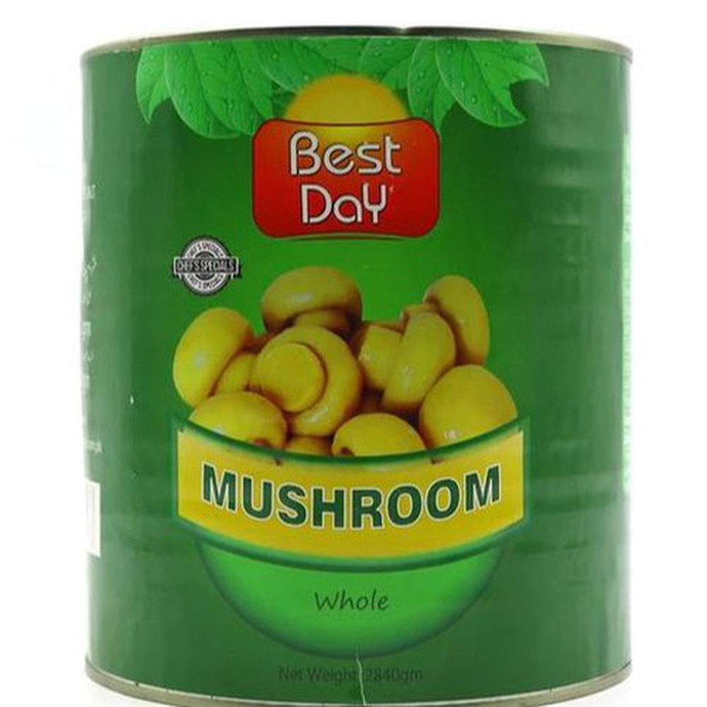 Best Day Whole Mushroom, 2840 gm