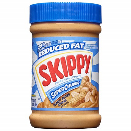 Skippy Super Chunky Reduced Fat Peanut Butterr, 16.3 oz