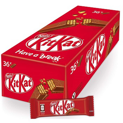 KIt Kat 2 Fingers Imported Chocolate (36 Pcs Box), 20.5 gmx36
