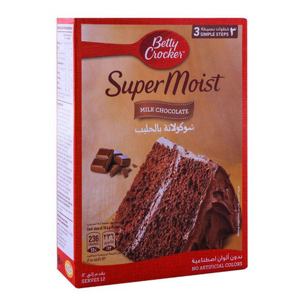 Betty Crocker Super Moist Milk Chocolate, 500 gm
