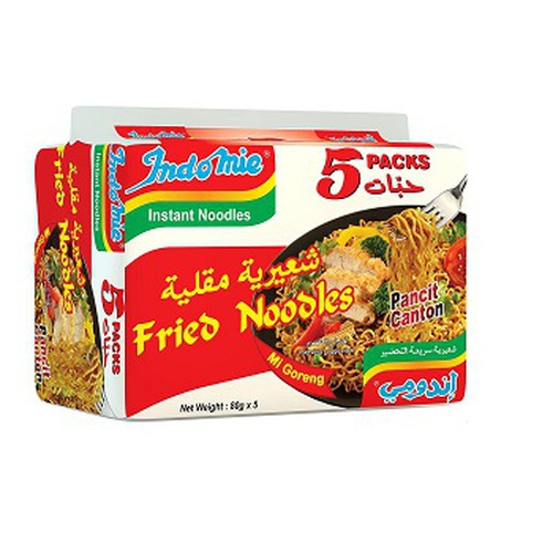 Indomie Noodles Fried Noodles (Pack of 5), 80 gm