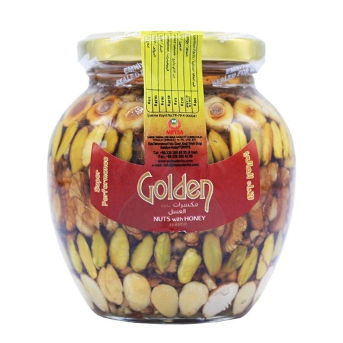 Golden Mix Nuts With Honey