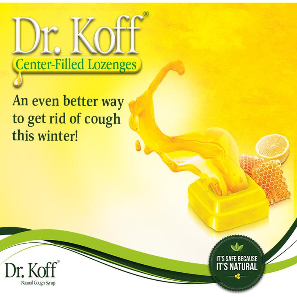 Dr. Koff Lemon & Honey Lozenges, 60 Ct