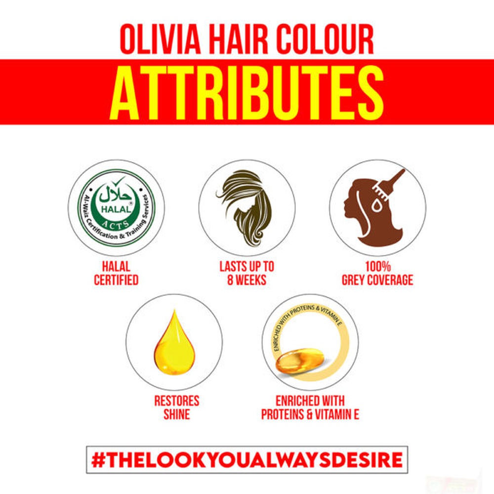 Olivia Hair Colour ( Dark Brown 02)