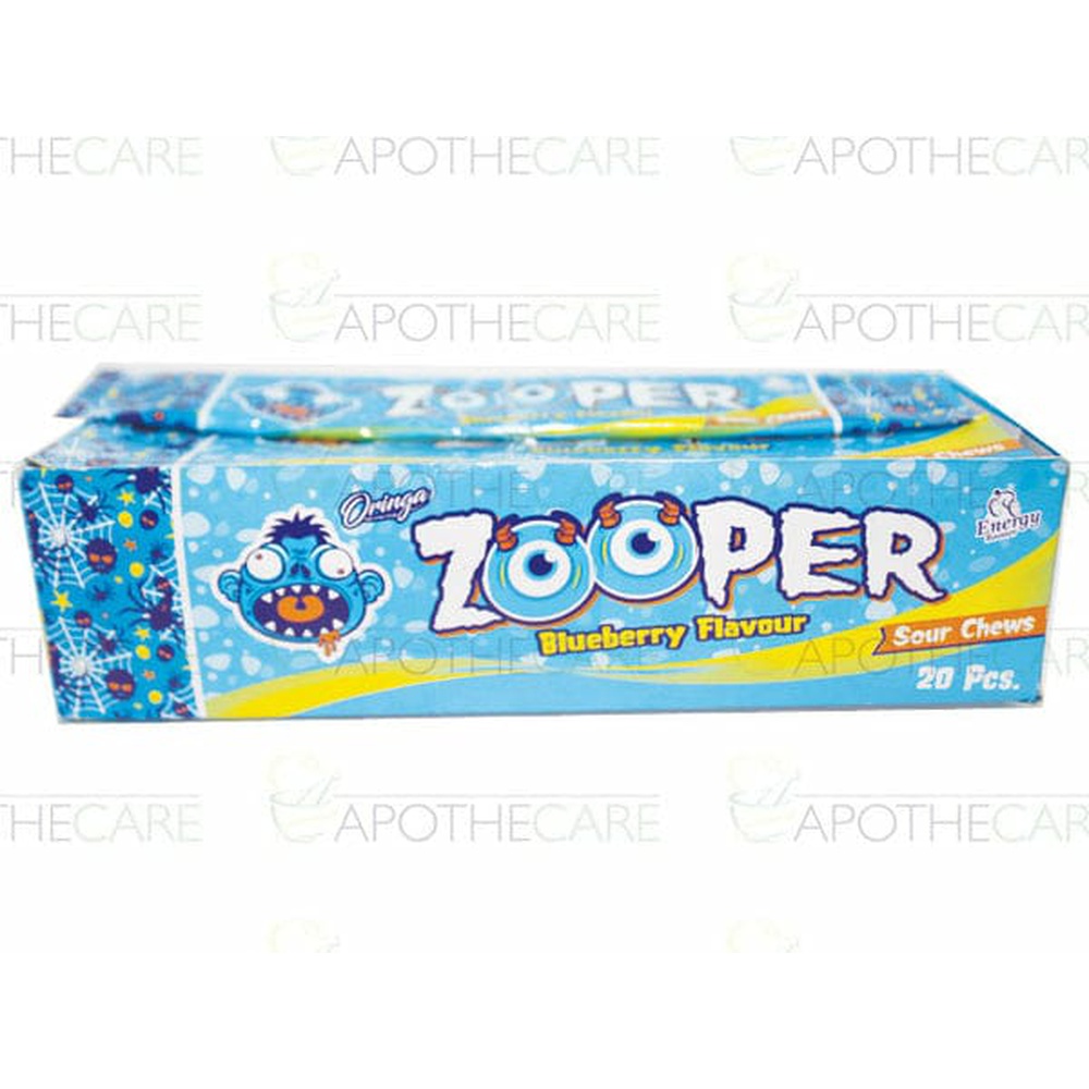 Oringa Zooper chew Blueberry 20's (pack of 5)