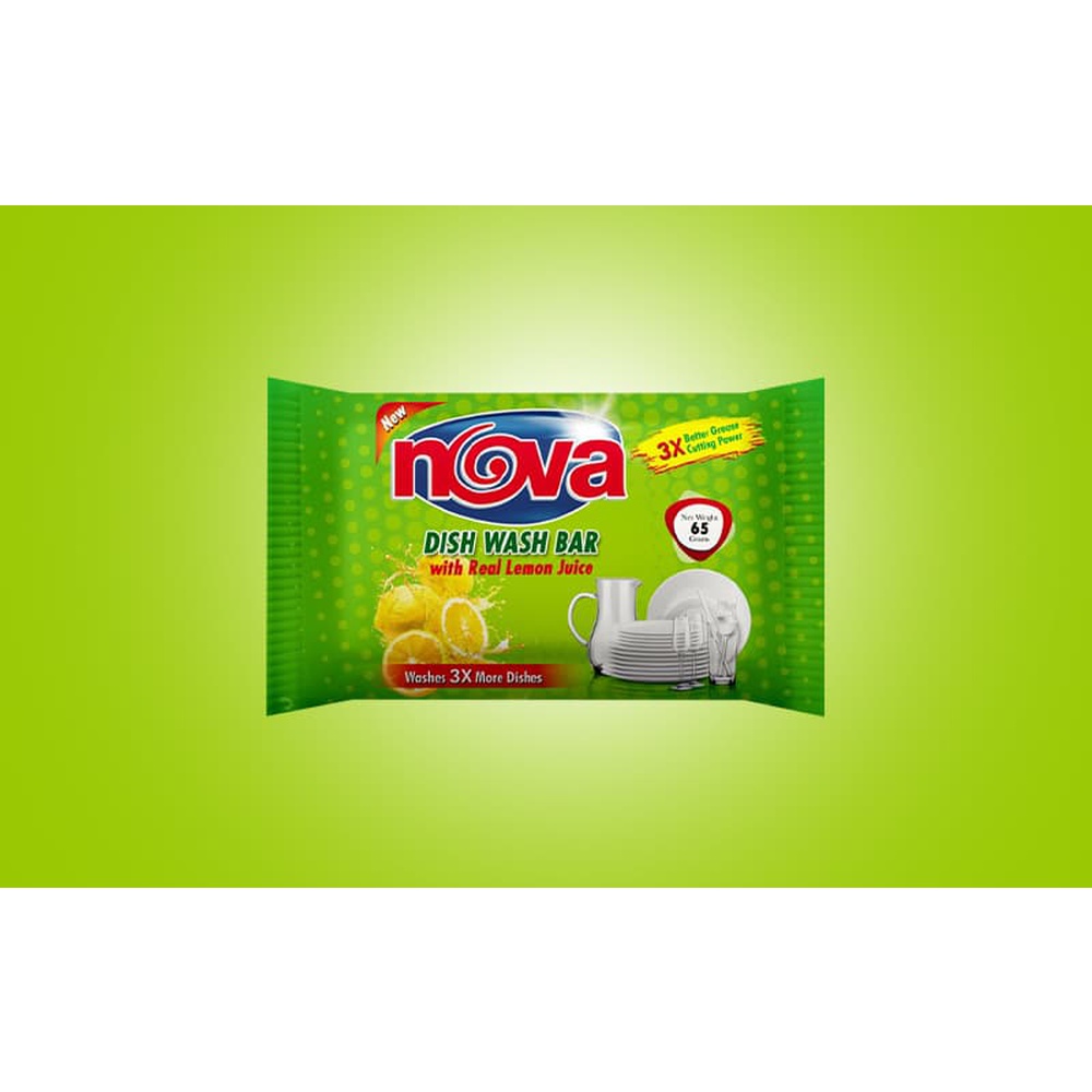 Nova dishwash bar 50gm (pack of 24)