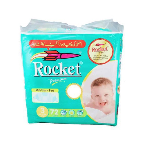 Rocket Medium Diapers size3 x 72 pcs