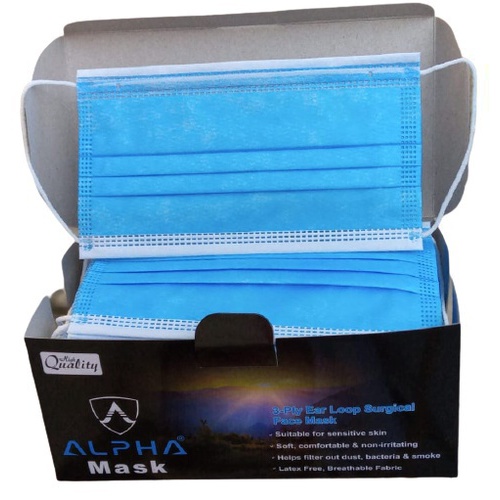 Alpha Surgical Mask Box with Melt-blown Layer