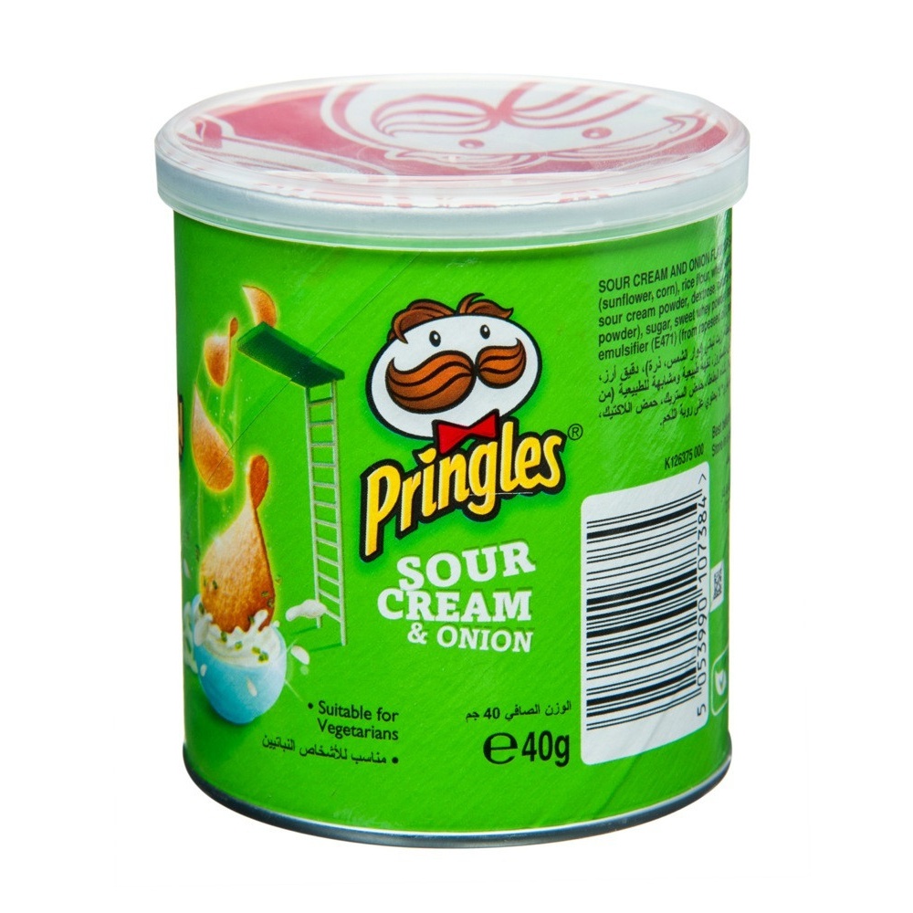 Pringles - Sour Cream & Onion Flavoured Chips
