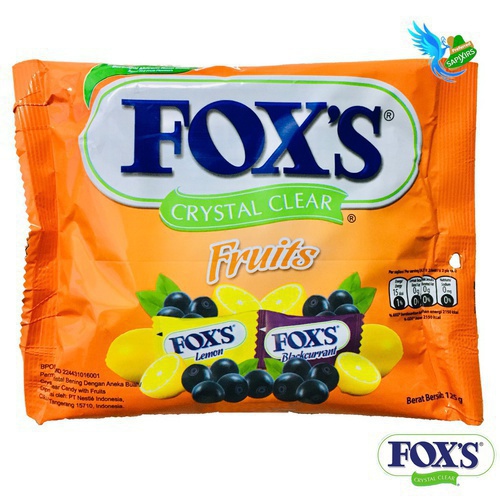 Nestle Fox's Crystal Clear Fruits, 125g