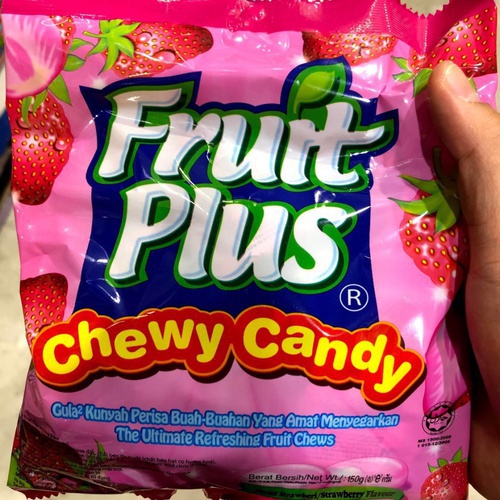 Fruit Plus Chewy Candy (Strawberry Flavor) 150g