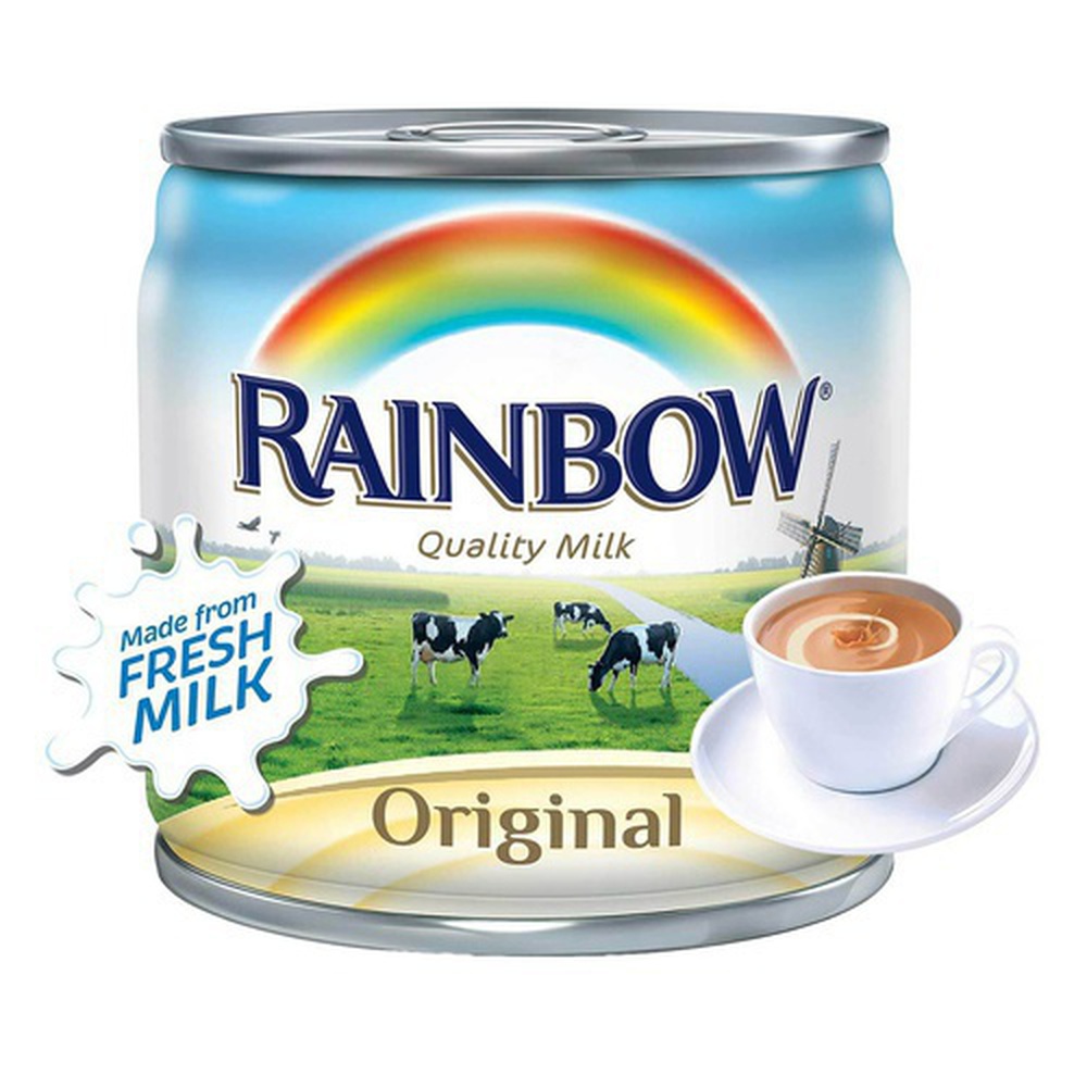 Rainbow Quality Milk, Made from Fresh Milk 170 gm Original