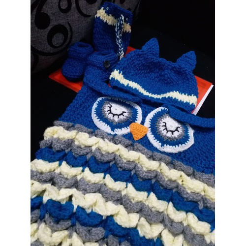Crochet baby bag (cocoon)