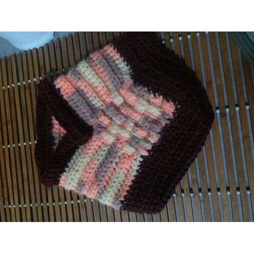 Crochet neck warmers color : Maroon