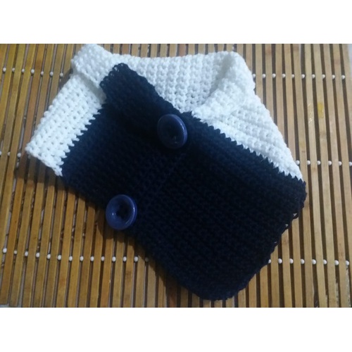 Crochet neck warmers color : Black