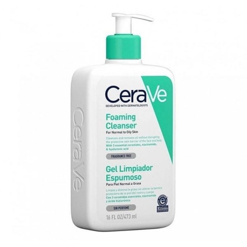 CeraVe Foaming Facial Cleanser for Normal to Oily Skin 355ml (little leak)