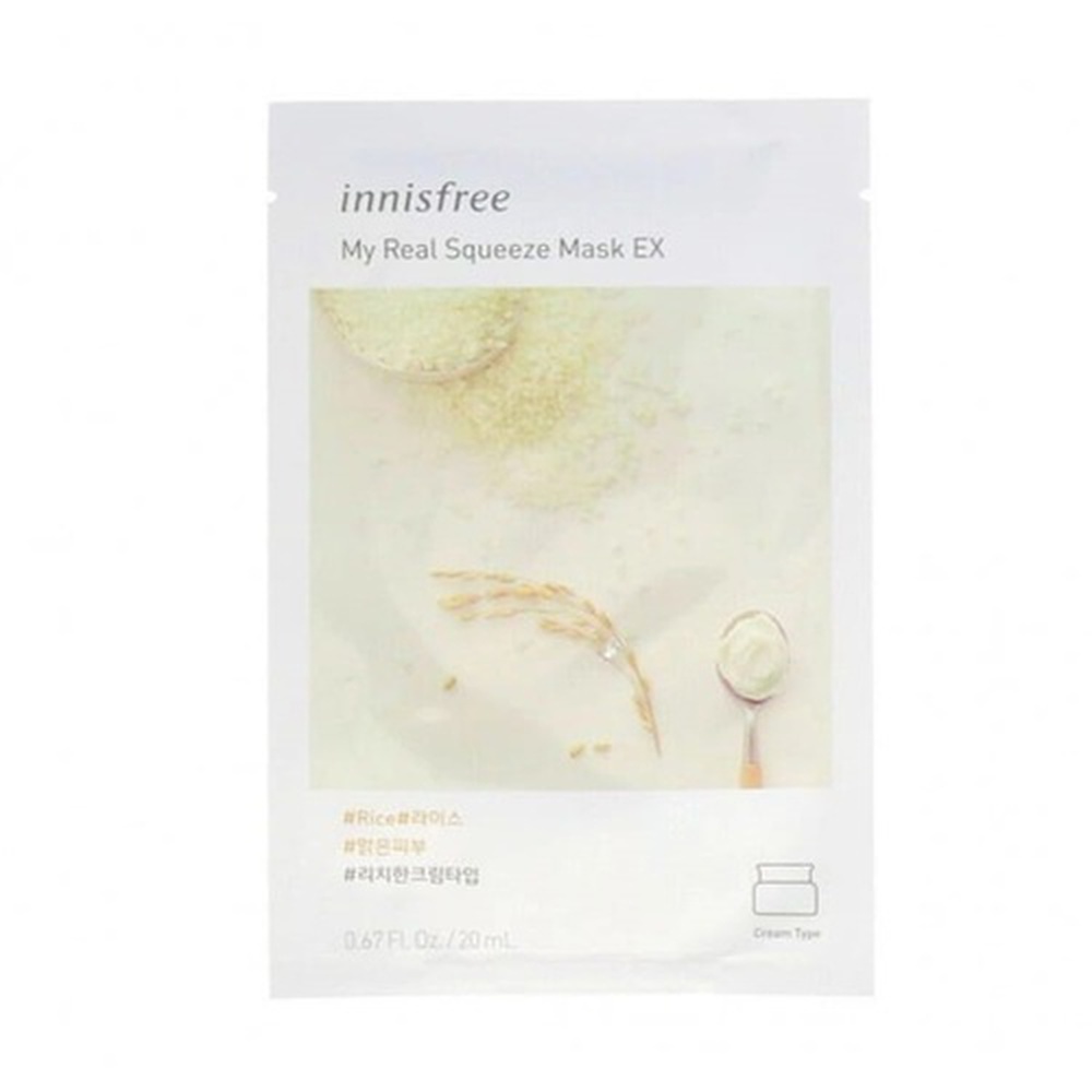 Innisfree My Real Squeeze Mask EX 20ml Rice