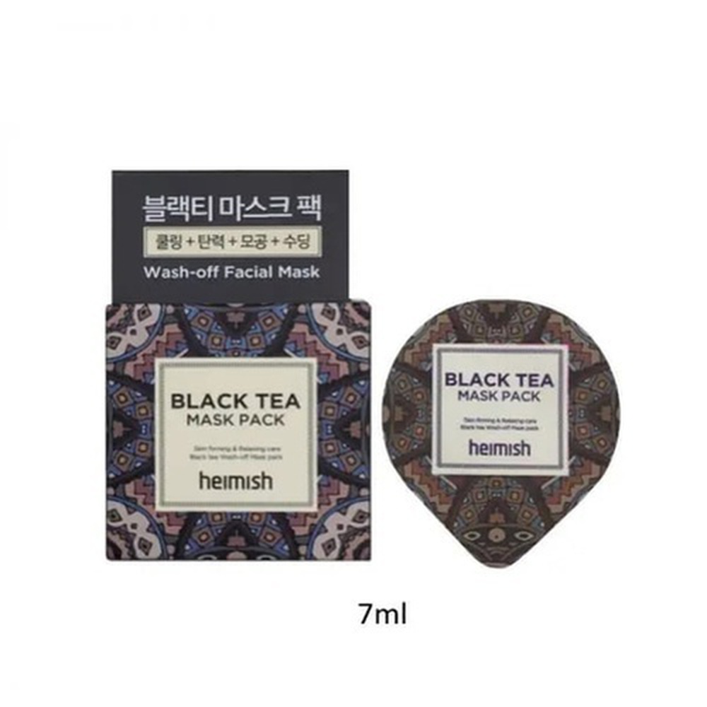 Heimish Black Tea Mask Pack Blister sample 5ml