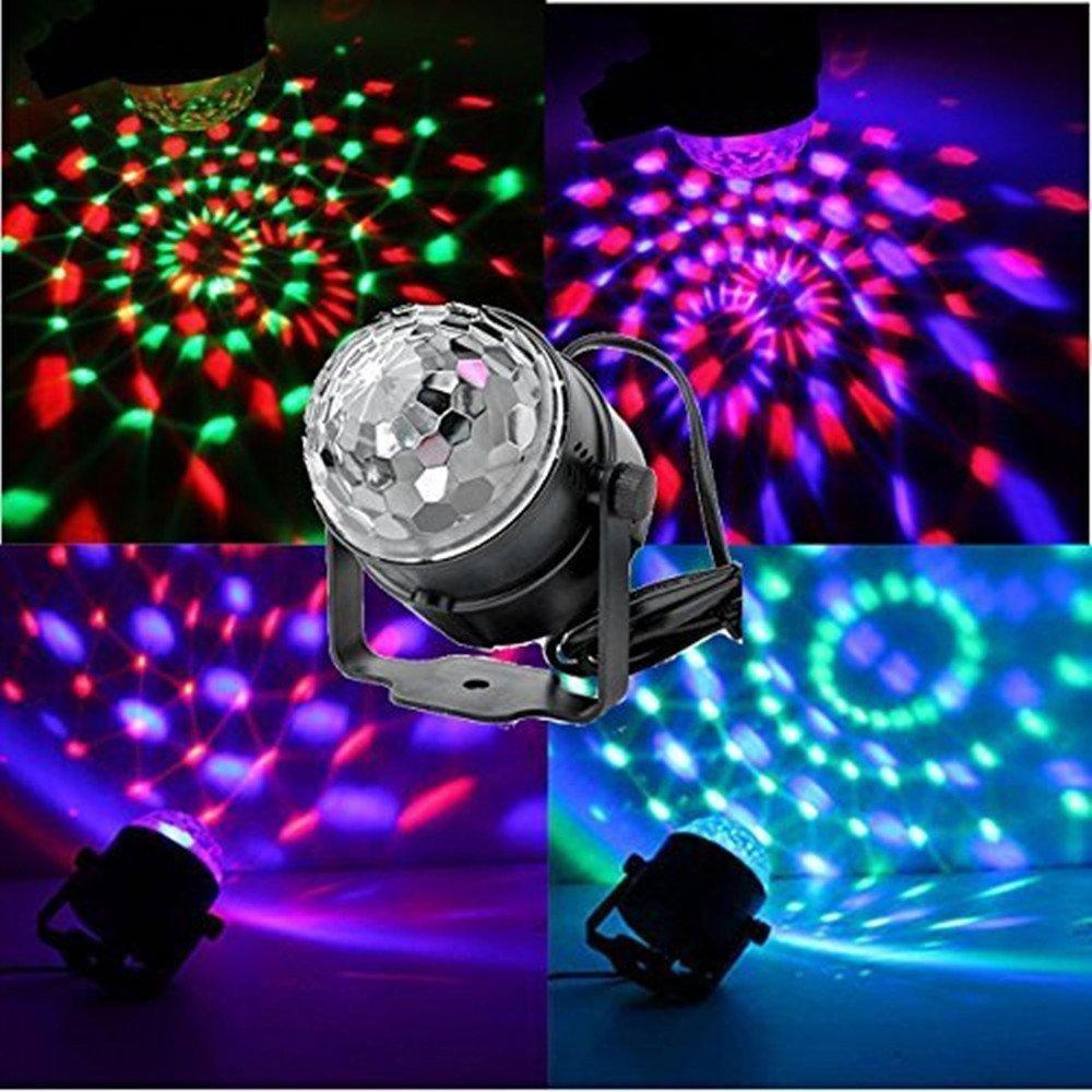 Colorful Crystal Magic Rotating Ball Effect Led Stage Lights