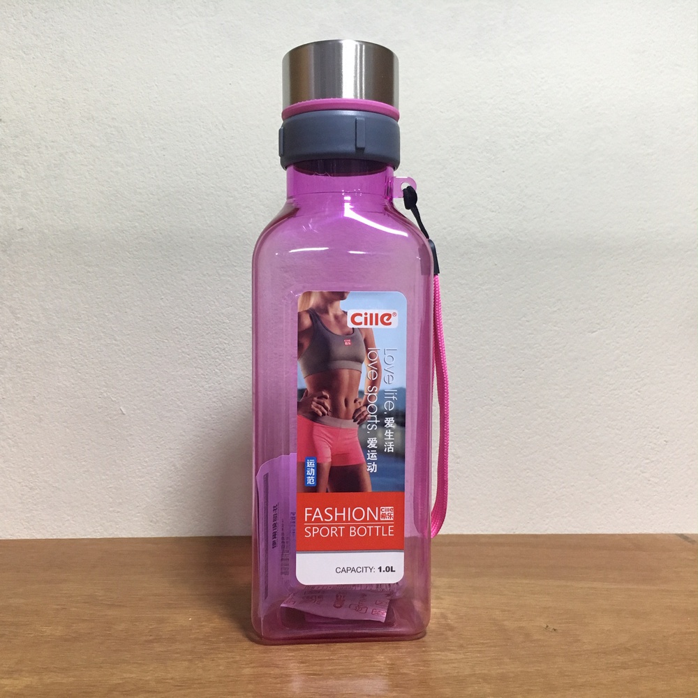 Unbreakable Stylish Plastic Bottle Carry Handle Leak Proof Bottle