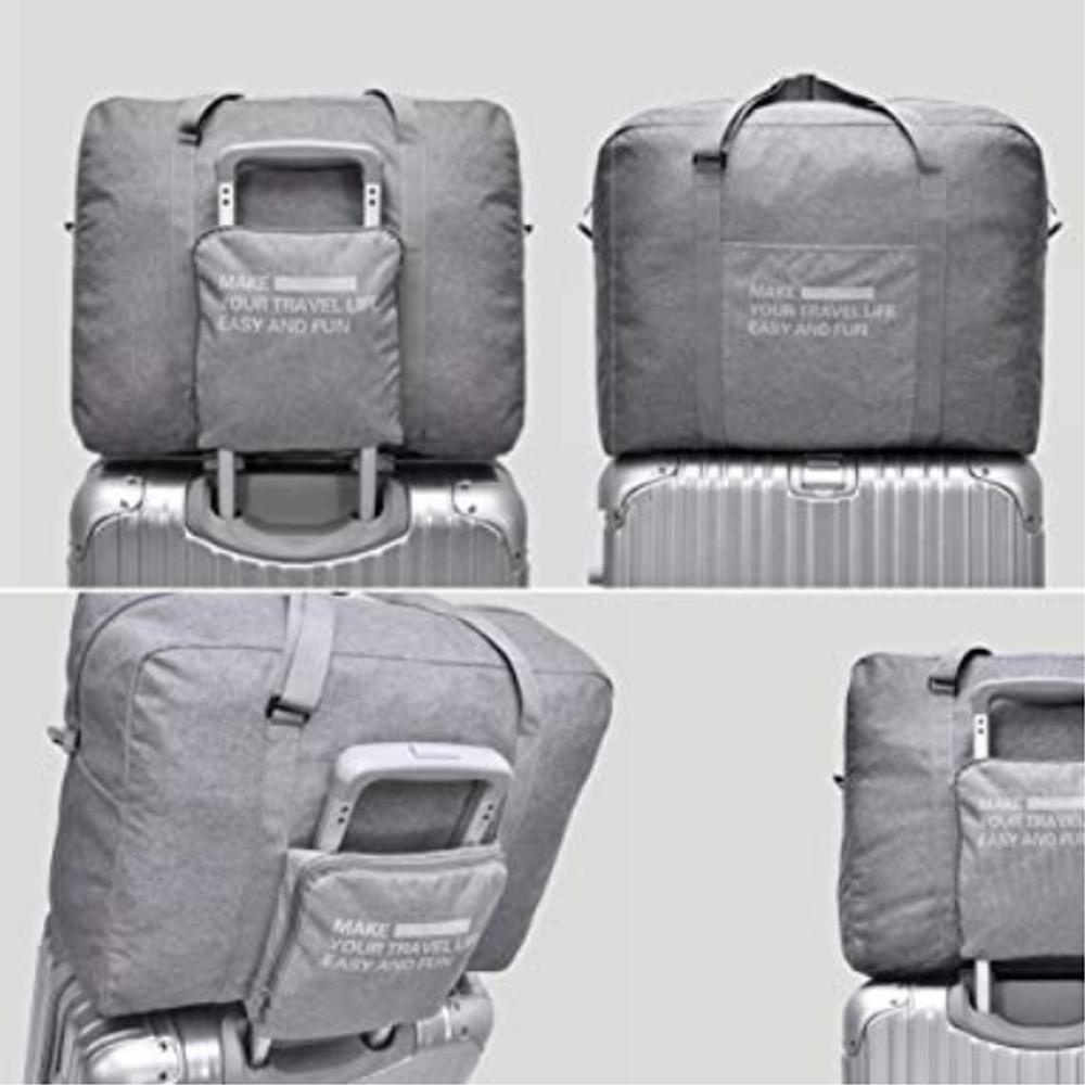 Waterproof Foldable Large Capacity Travel Bag – Grey