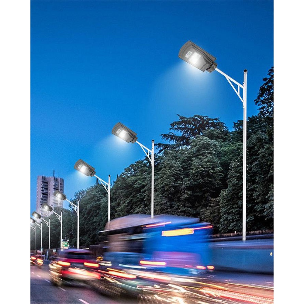 40W Led Solar Powered Outdoor Wall Street Light Pir Motion Sensor Gate Lamp
