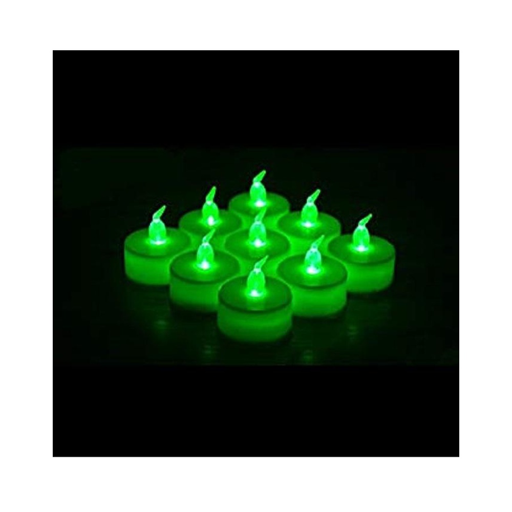 Pakistan Independence Day Special Pack of 12 – Green Light LED Candles