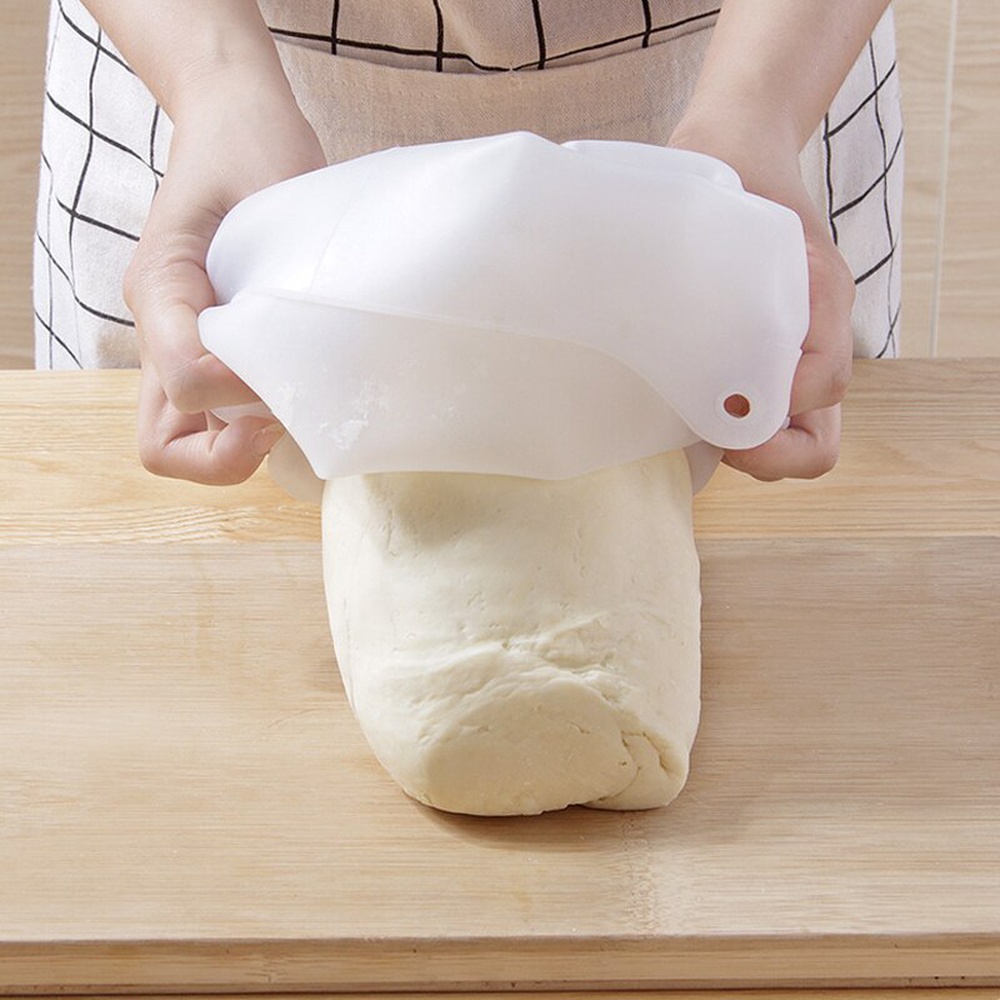 Silicone Reusable Thermal Bag For Dough Kneading - White