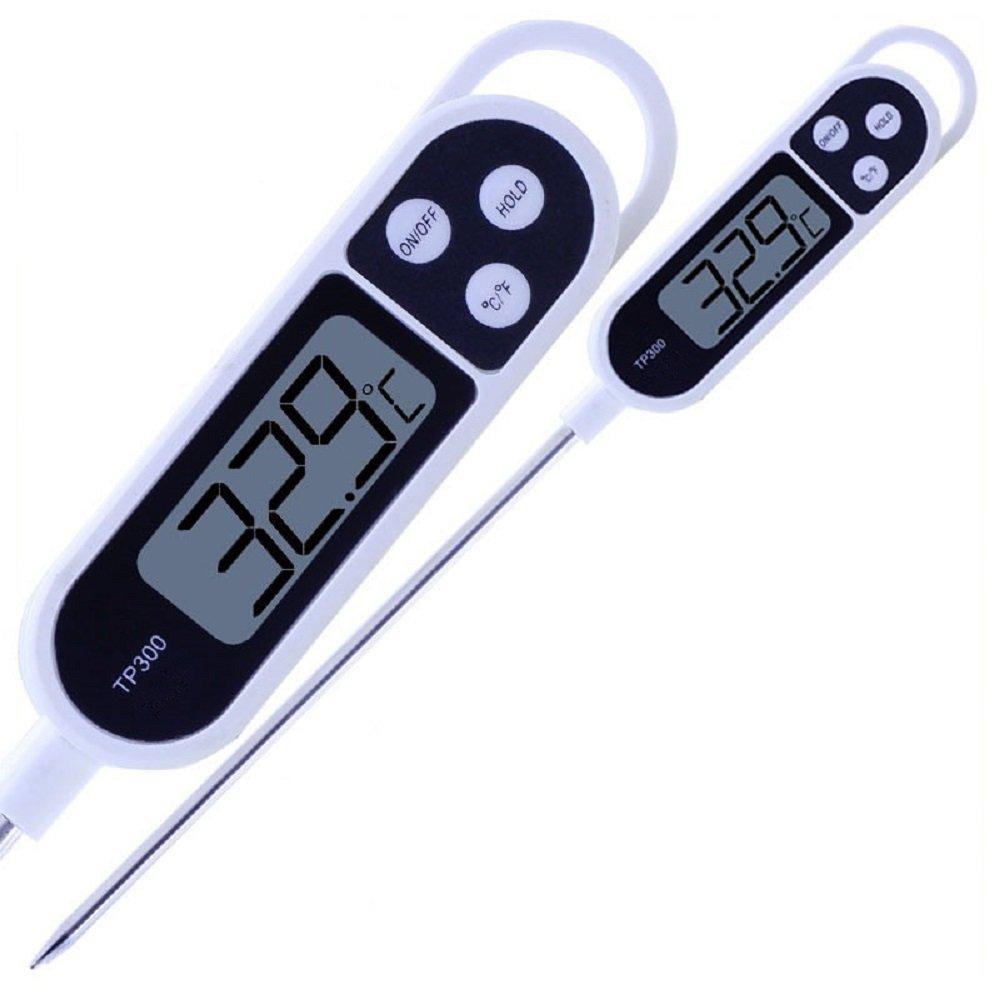 New Digital Food Thermometer BBQ Cooking Meat Hot Water Measure Probe Kitchen Tool