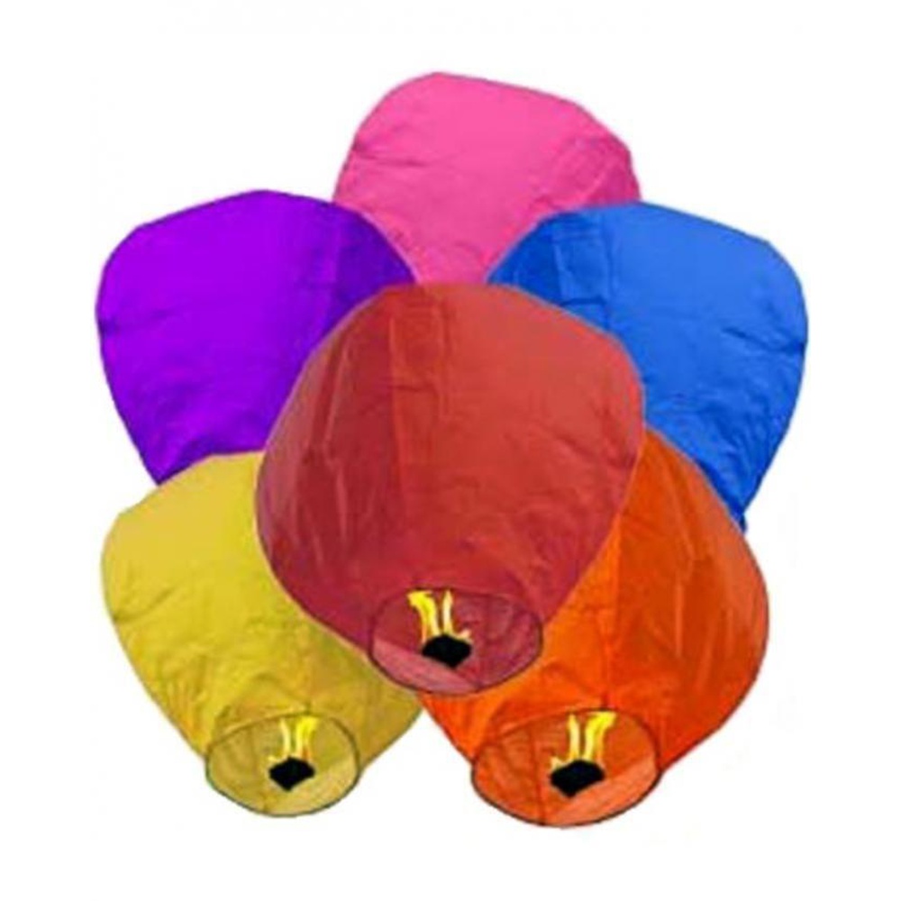 Pack of 5 – Sky Lanterns – Multicolor