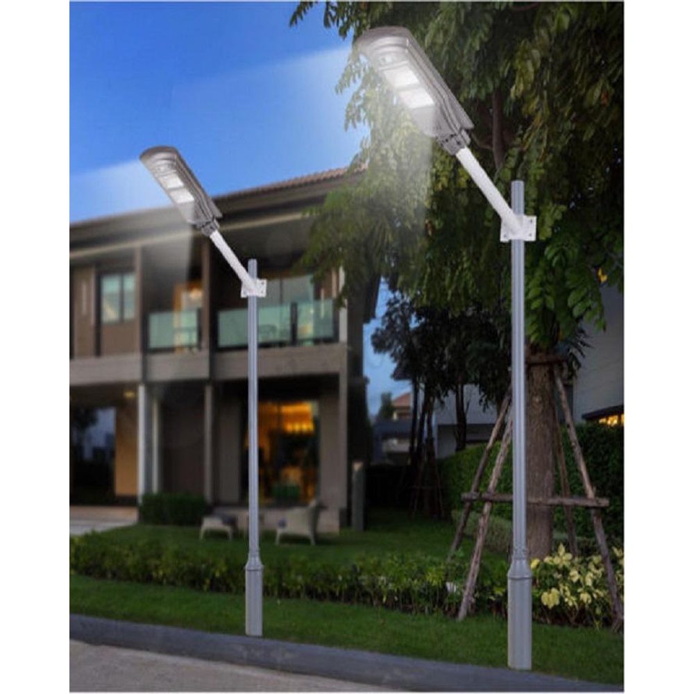 20W Led Solar Powered Outdoor Wall Street Light Pir Motion Sensor Gate Lamp