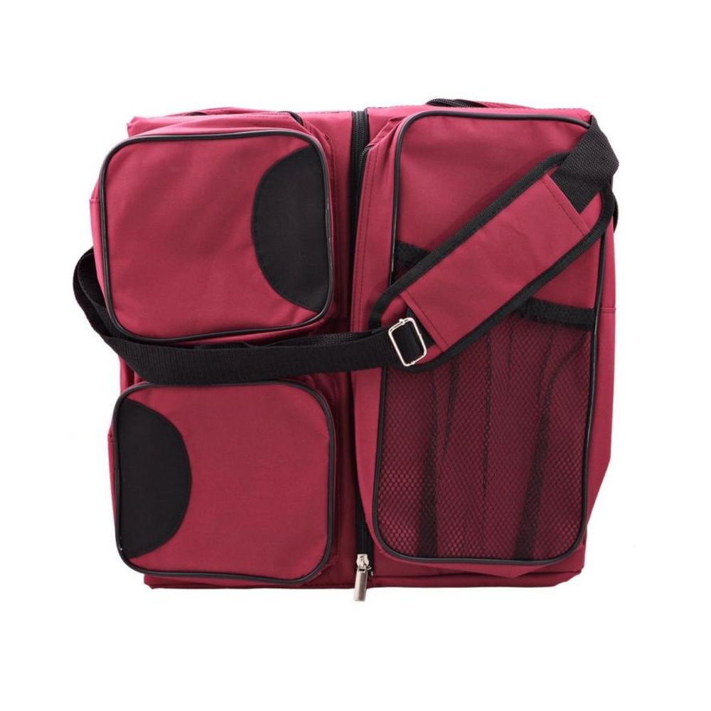 2-In1 Travel Nursery Bag &amp; Carrycot - Red