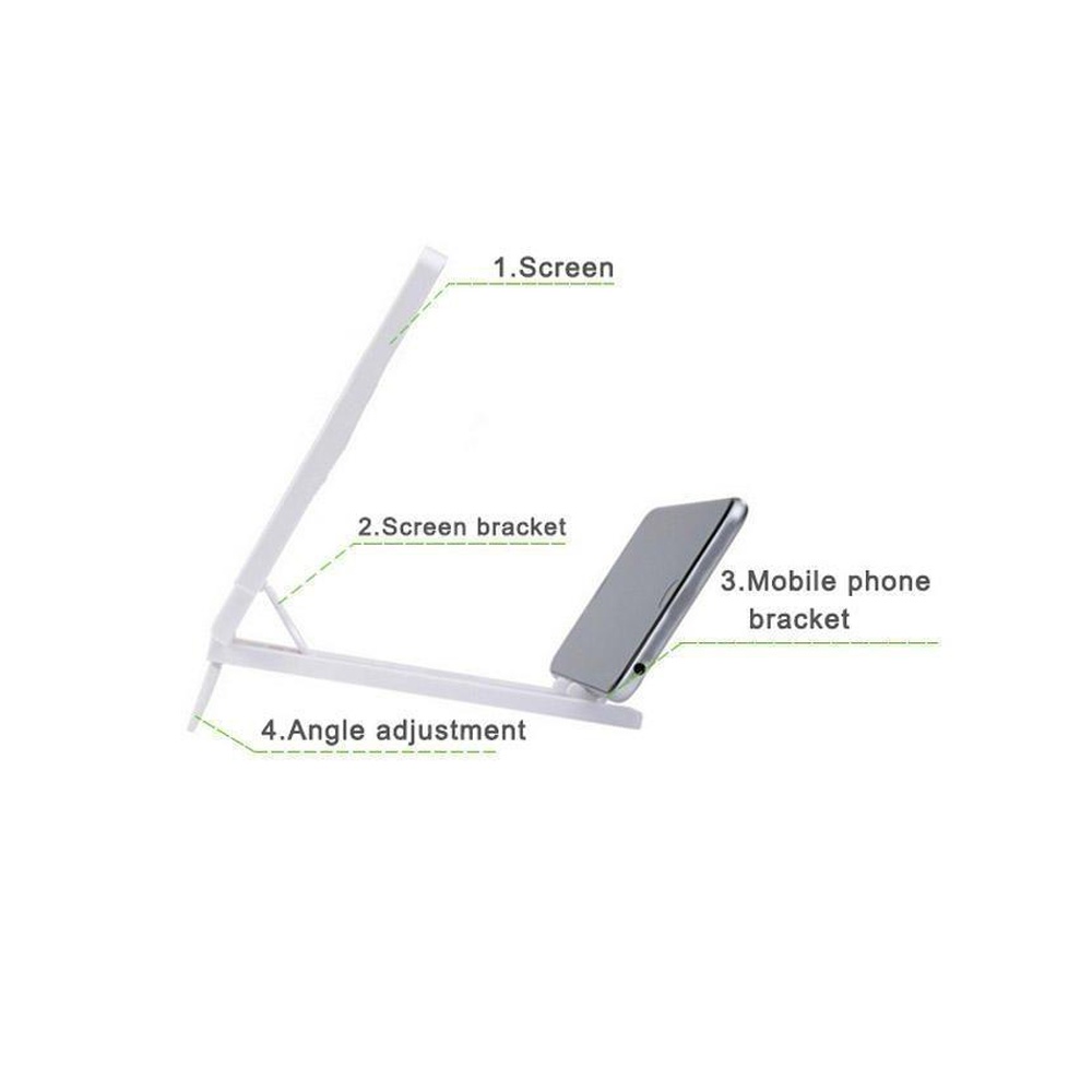Mobile Phone Screen Magnifier – White
