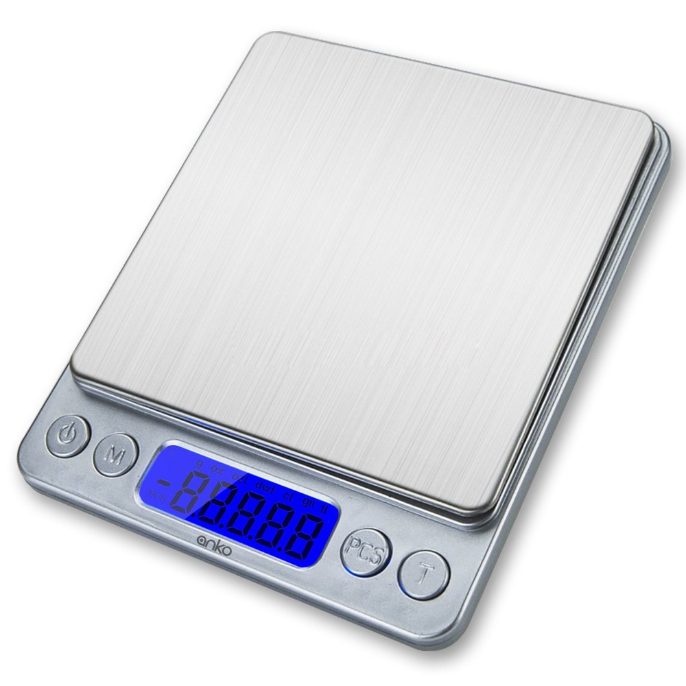 Superior Mini Digital Platform Scale ,Anko 0.01oz/0.1g 3000g/106oz Pro Pocket Scale with Back-Lit LCD Screen for Kitchen, Food Shop, Jewelry Shop