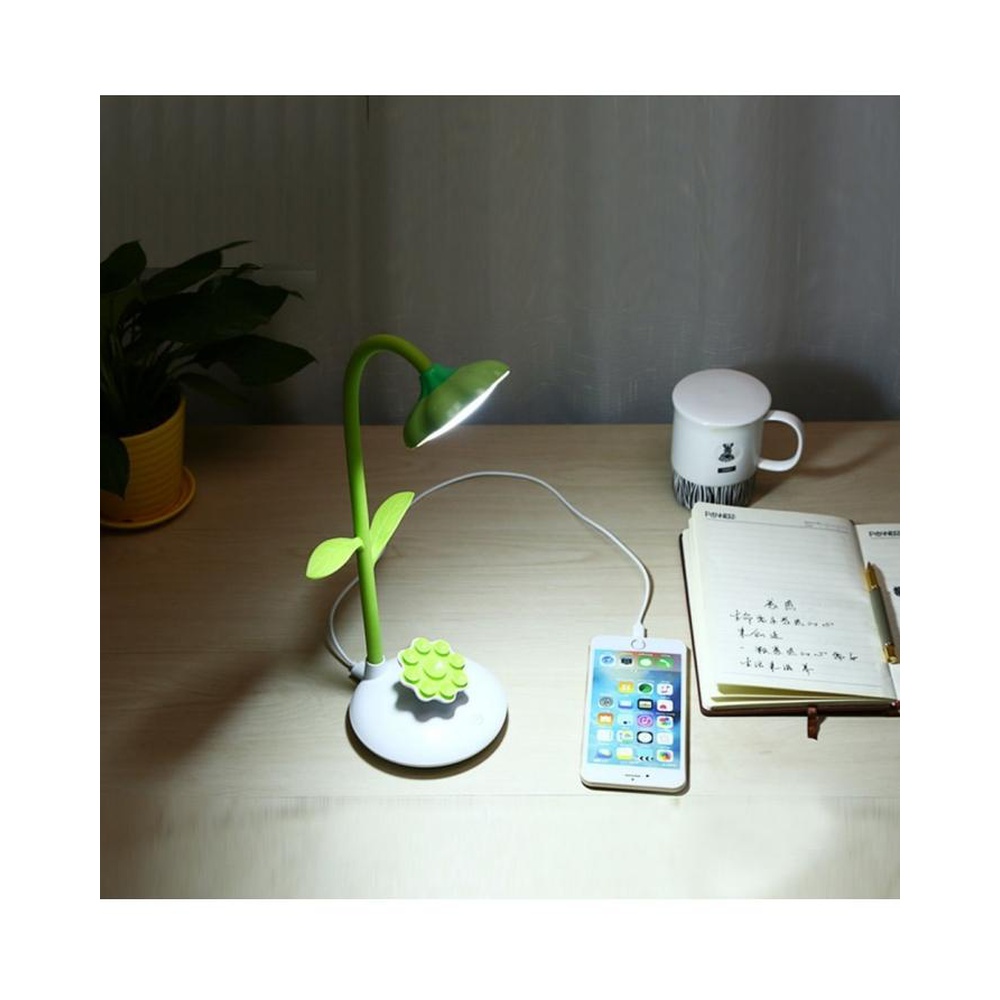 Touch Control Dimming Rechargeable Desk Lamp with Power Bank