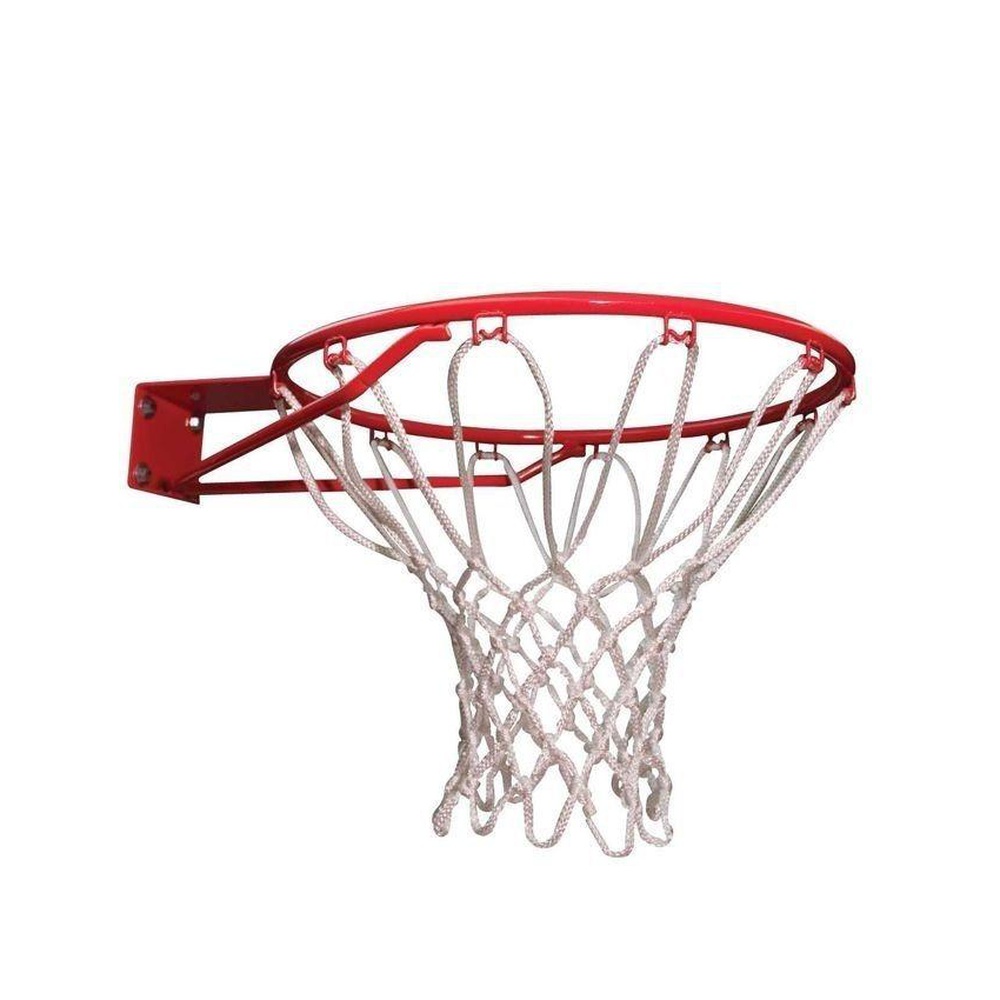 Basket Ball with Net - Standard Size - Multi Color