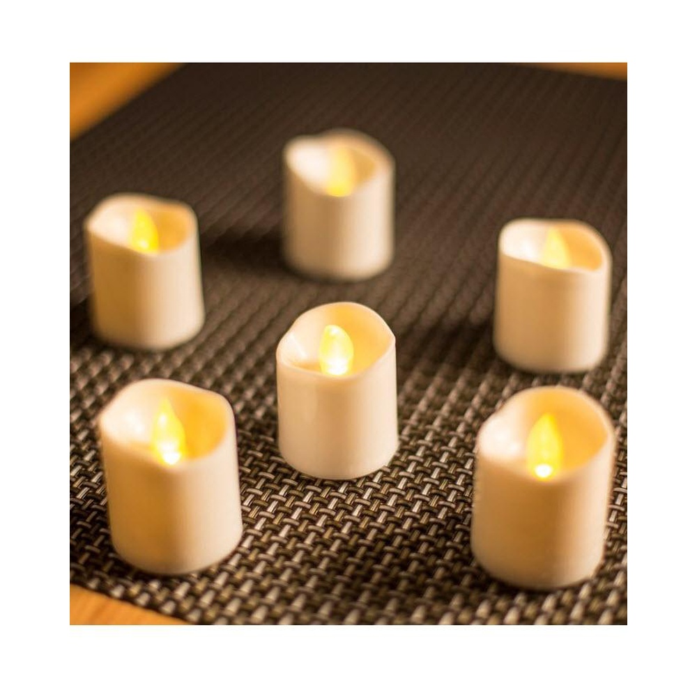 Pack Of 6 – Led Candles – 4Cm