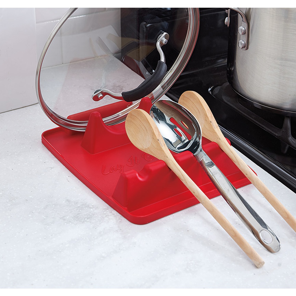 Kitchen Spoon and Lid Waterproof Utensil Holder