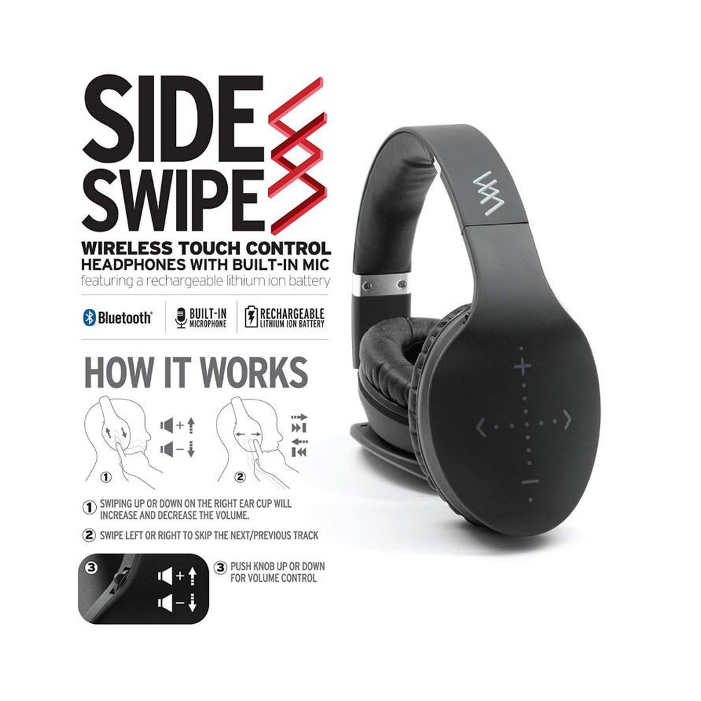 Side Swipe Bluetooth Headphones