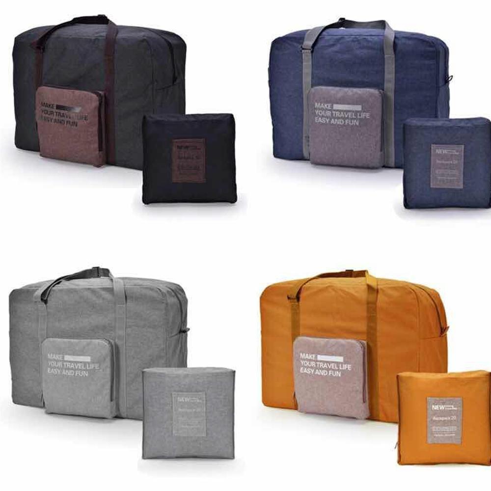 Waterproof Foldable Large Capacity Travel Bag – Blue