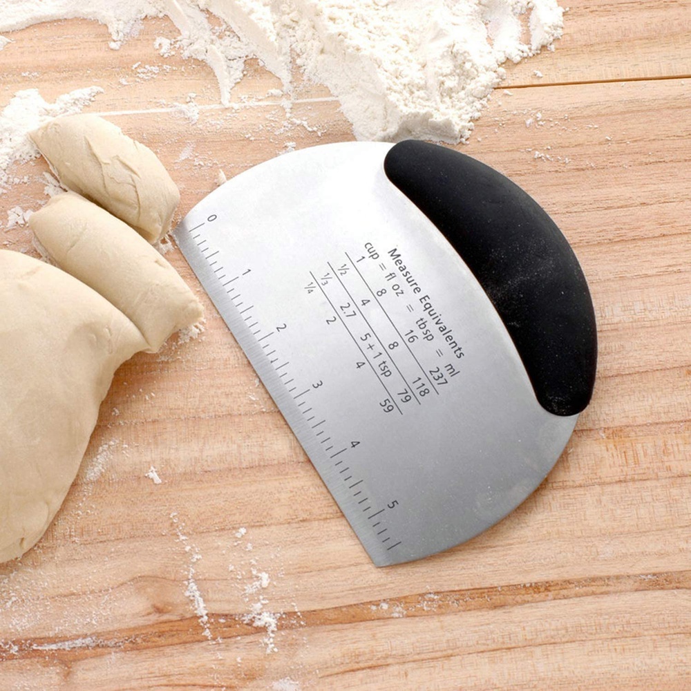 Dough Blender Pastry Cutter Stainless Steel Baker Blade Scraper Chopper Set for Kitchen Baking Tools